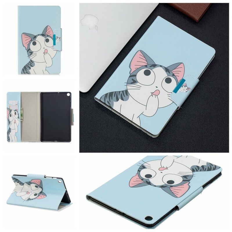 Flip Cover Samsung Galaxy Tab A 10.1 (2019) Kattelås Design