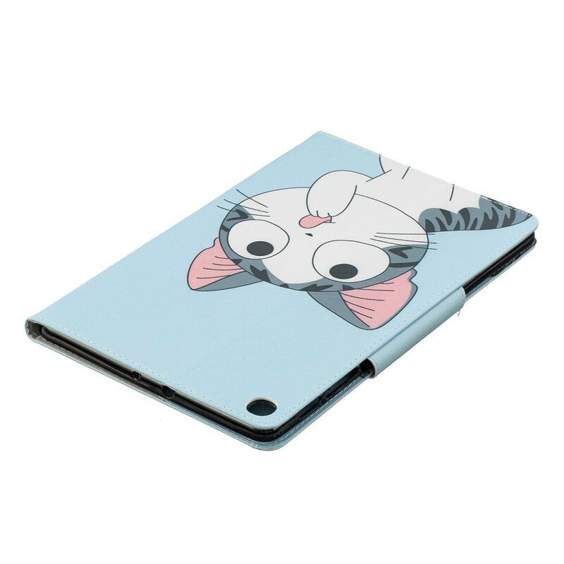 Flip Cover Samsung Galaxy Tab A 10.1 (2019) Kattelås Design