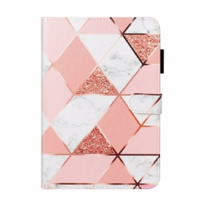 Flip Cover Samsung Galaxy Tab A 10.1 (2019) Marmorgeometri