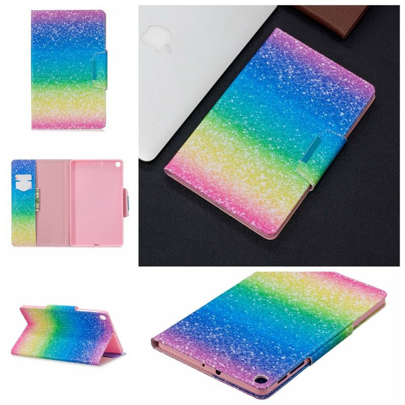 Flip Cover Samsung Galaxy Tab A 10.1 (2019) Pailletter Designlås