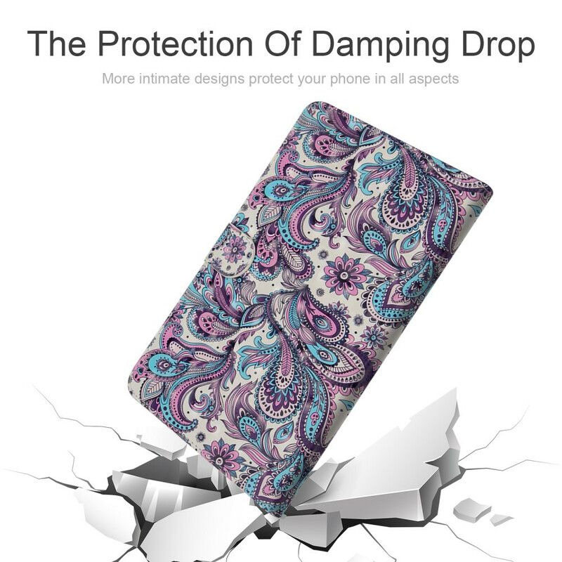 Flip Cover Samsung Galaxy Tab A 10.1 (2019) Paisley Mønster