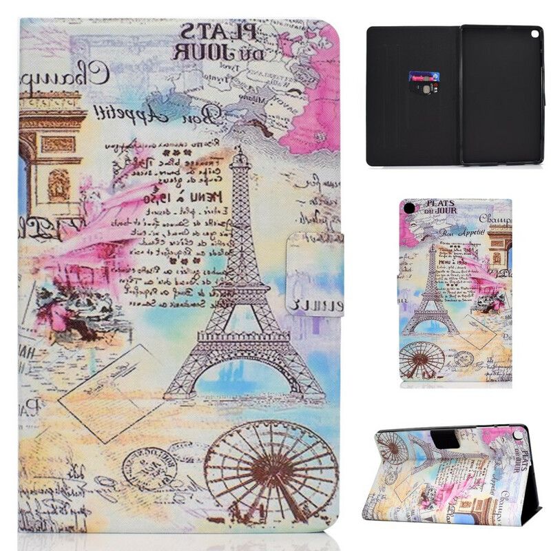 Flip Cover Samsung Galaxy Tab A 10.1 (2019) Paris