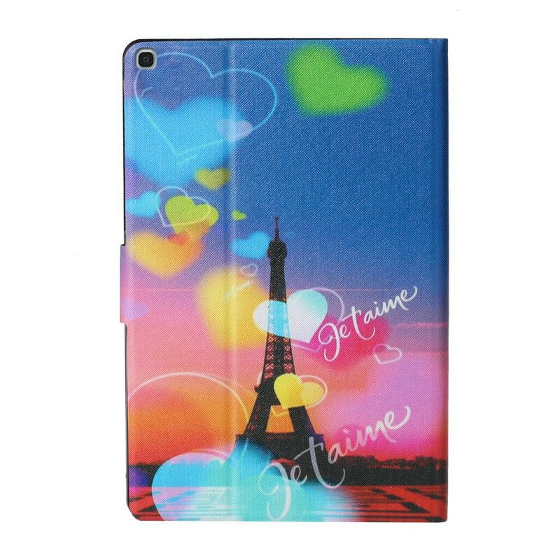 Flip Cover Samsung Galaxy Tab A 10.1 (2019) Paris Jeg Elsker Dig