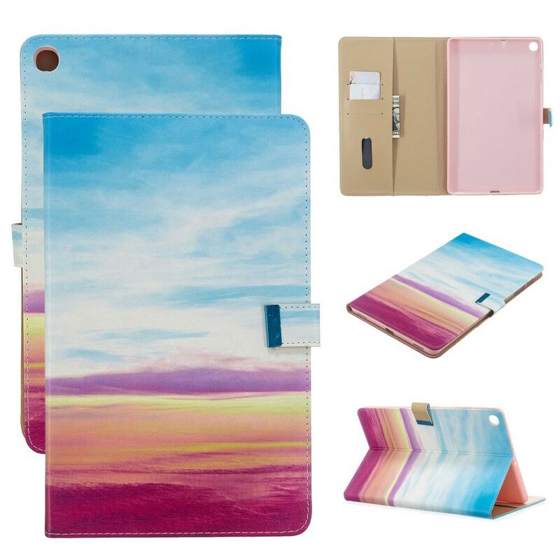 Flip Cover Samsung Galaxy Tab A 10.1 (2019) Solnedgang