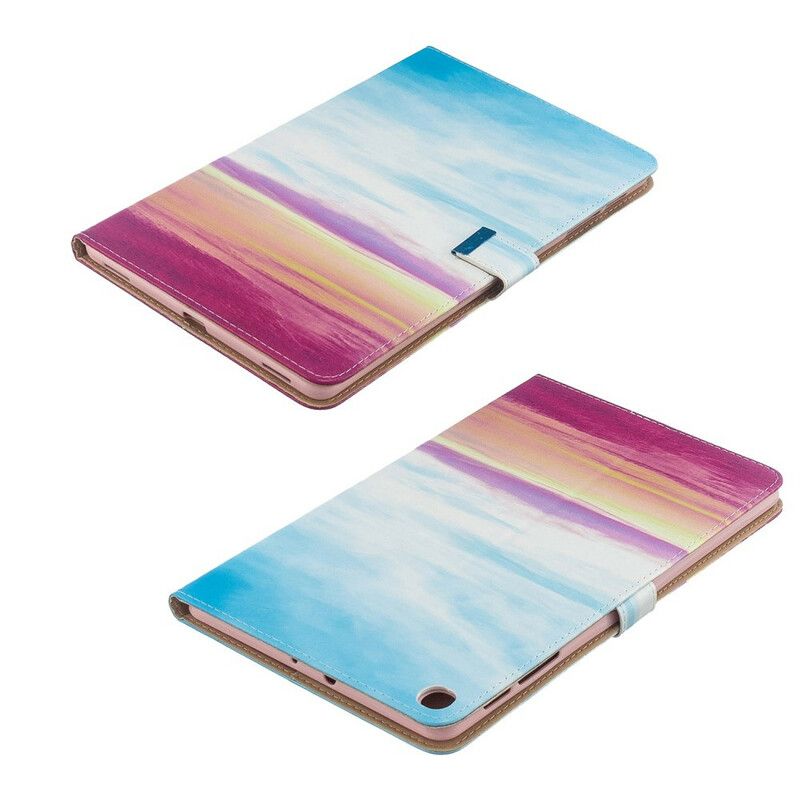 Flip Cover Samsung Galaxy Tab A 10.1 (2019) Solnedgang