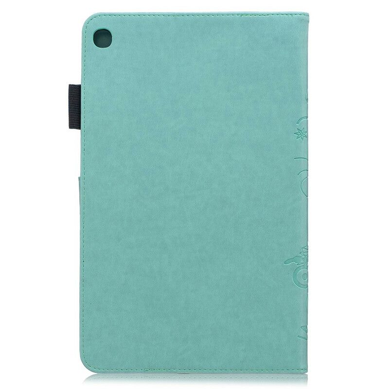 Flip Cover Samsung Galaxy Tab A 10.1 (2019) Sommerfugle Og Blomster