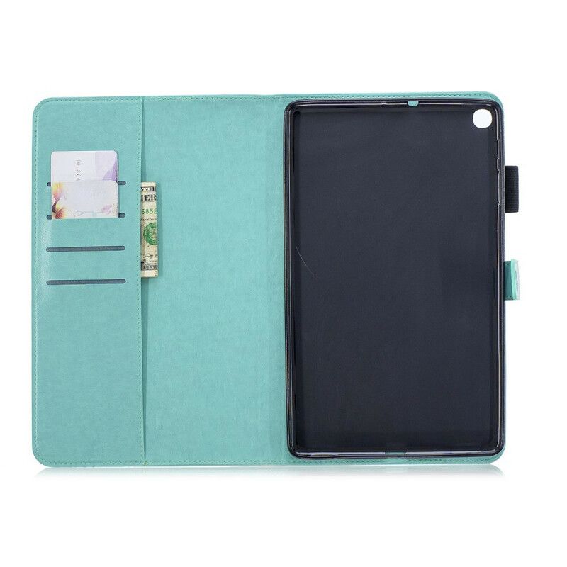 Flip Cover Samsung Galaxy Tab A 10.1 (2019) Sommerfugle Og Blomster