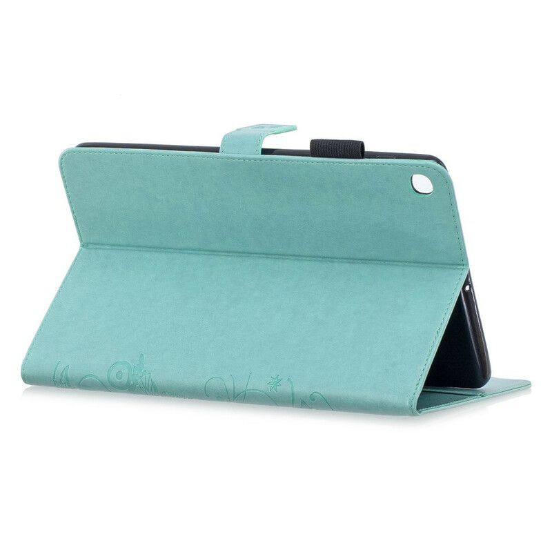 Flip Cover Samsung Galaxy Tab A 10.1 (2019) Sommerfugle Og Blomster