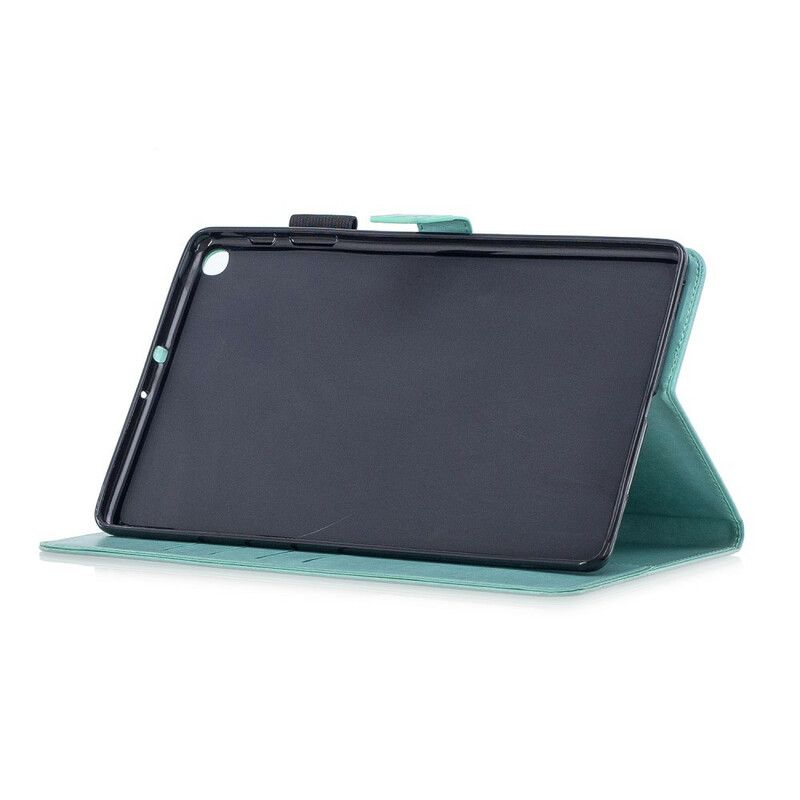 Flip Cover Samsung Galaxy Tab A 10.1 (2019) Sommerfugle Og Blomster