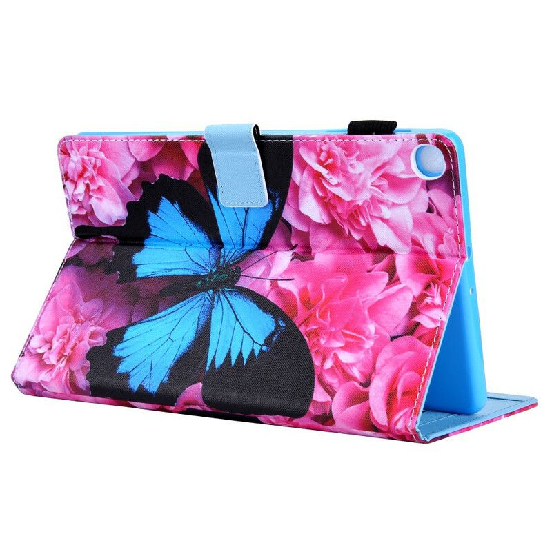 Flip Cover Samsung Galaxy Tab A 10.1 (2019) Sommerfugleblomst