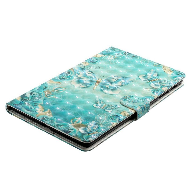 Flip Cover Samsung Galaxy Tab A 10.1 (2019) Spotlights Sommerfugle