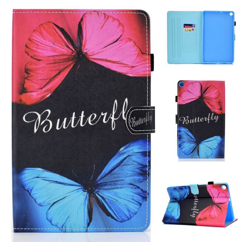 Flip Cover Samsung Galaxy Tab A 10.1 (2019) Utrolige Sommerfugle