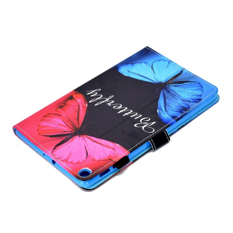 Flip Cover Samsung Galaxy Tab A 10.1 (2019) Utrolige Sommerfugle