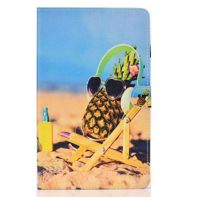 Læder Cover Samsung Galaxy Tab A 10.1 (2019) Ananasstrand