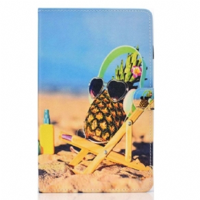 Læder Cover Samsung Galaxy Tab A 10.1 (2019) Ananasstrand