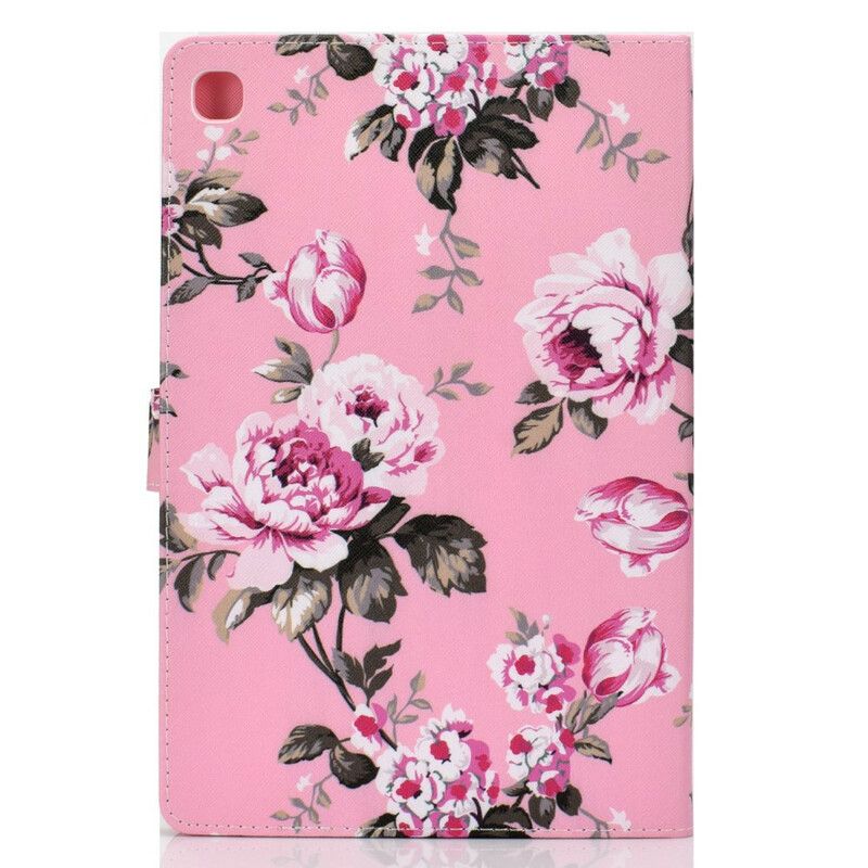 Læder Cover Samsung Galaxy Tab A 10.1 (2019) Frihedsblomster