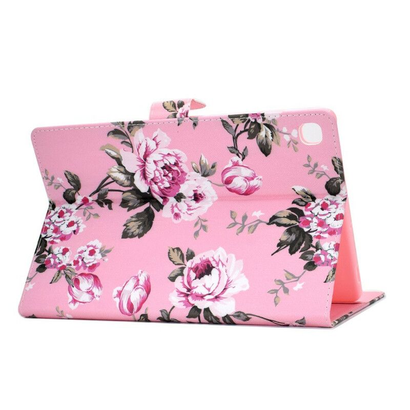 Læder Cover Samsung Galaxy Tab A 10.1 (2019) Frihedsblomster