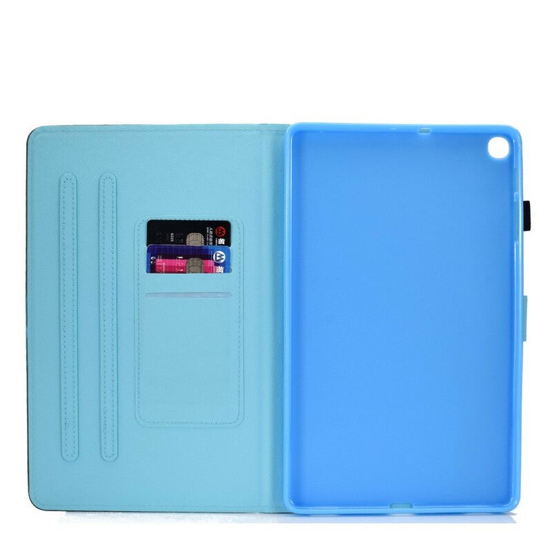 Læder Cover Samsung Galaxy Tab A 10.1 (2019) Sommerfugle