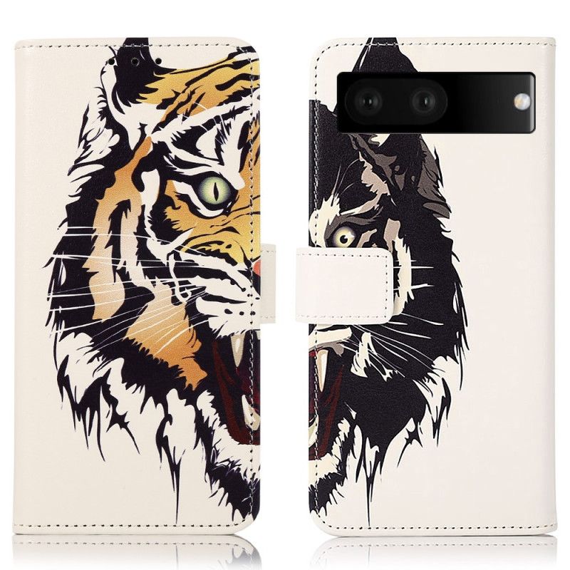 Flip Cover Google Pixel 7 Hærd Tiger