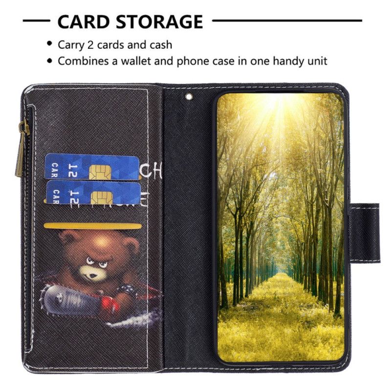 Flip Cover Google Pixel 7 Punge Etui Dangerous Bear Wallet