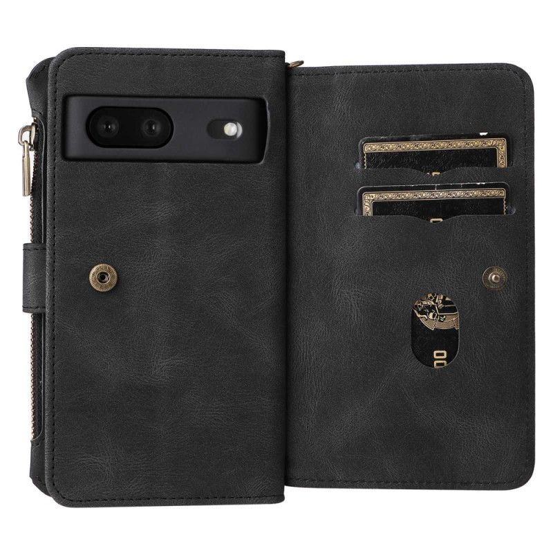 Flip Cover Google Pixel 7 Vintage Multifunktionel