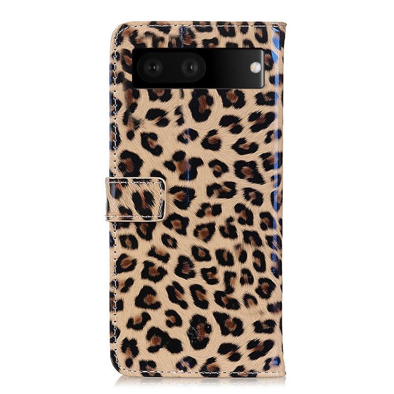 Læder Cover Google Pixel 7 Leopardhudeffekt