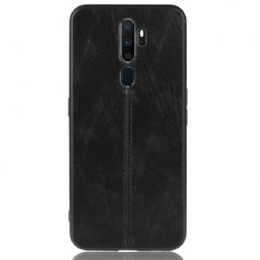 Cover Oppo A9 2020 / A5 2020 Lædereffektsøm