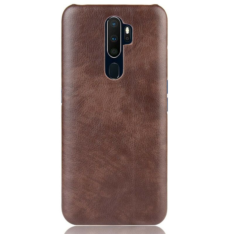 Cover Oppo A9 2020 / A5 2020 Litchi-lædereffekt