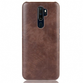 Cover Oppo A9 2020 / A5 2020 Litchi-lædereffekt