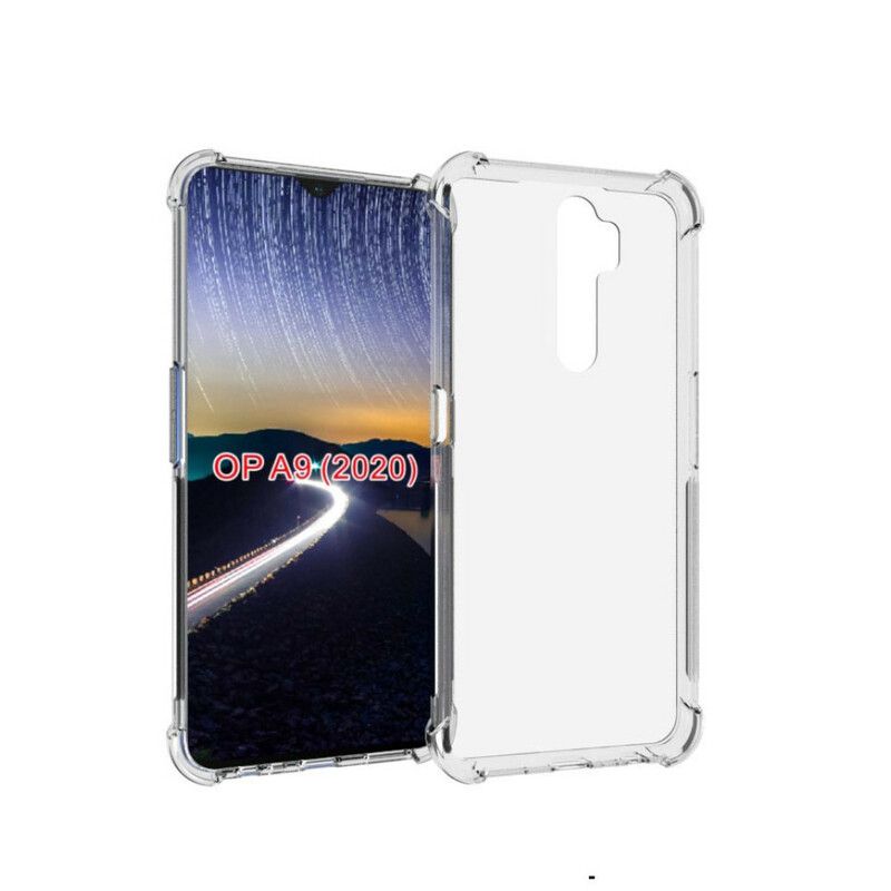 Cover Oppo A9 2020 / A5 2020 Transparente Forstærkede Hjørner