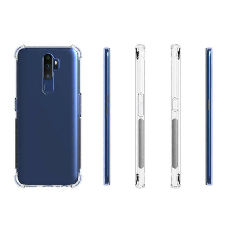 Cover Oppo A9 2020 / A5 2020 Transparente Forstærkede Hjørner