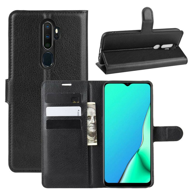 Flip Cover Oppo A9 2020 / A5 2020 Faux Læder Litchi