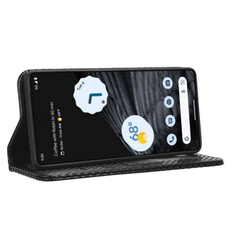 Cover Google Pixel 7 Pro Flip Cover Tekstureret