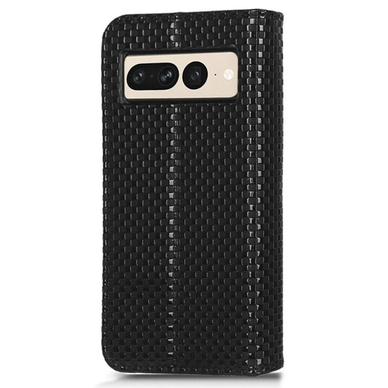 Cover Google Pixel 7 Pro Flip Cover Tekstureret