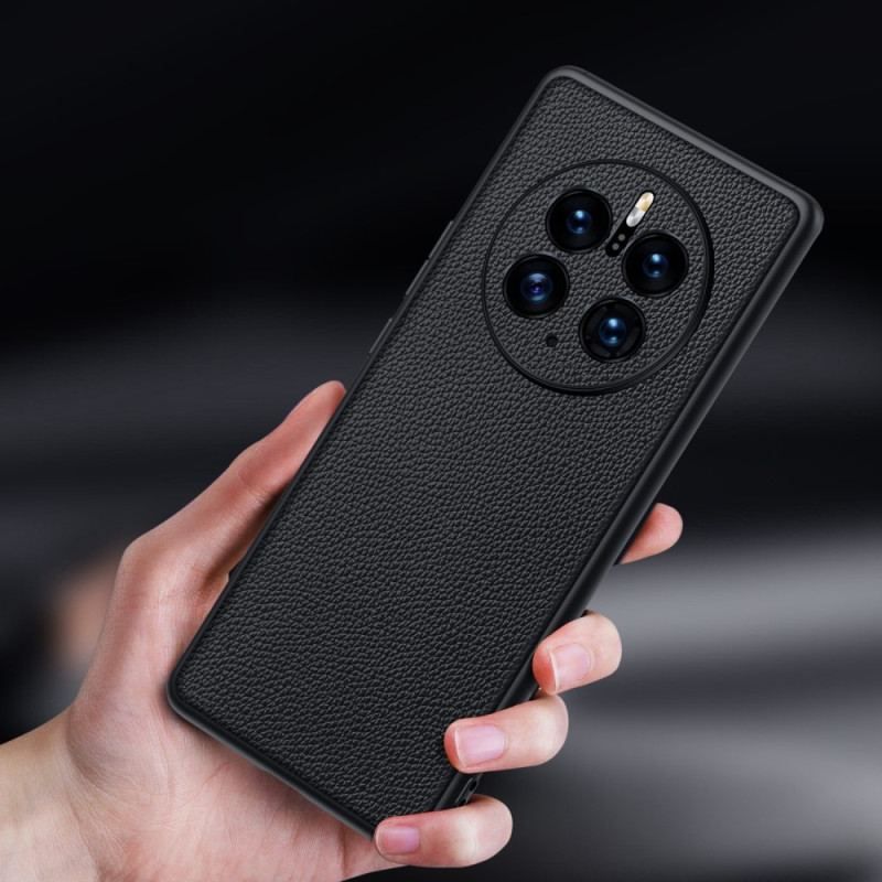 Cover Huawei Mate 50 Pro Ægte Litchi Læder