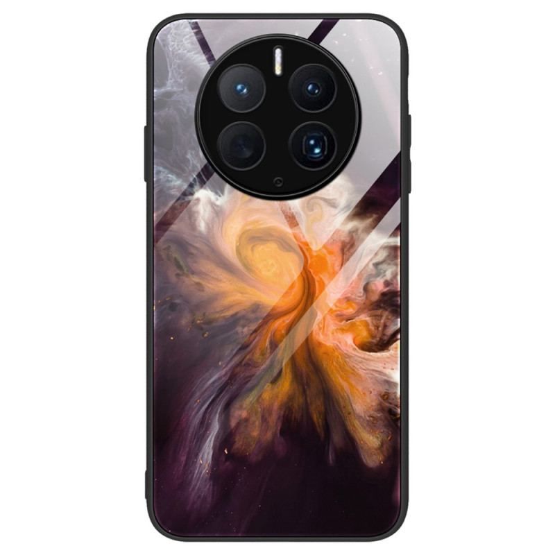 Cover Huawei Mate 50 Pro Stilfuldt Marmor Hærdet Glas