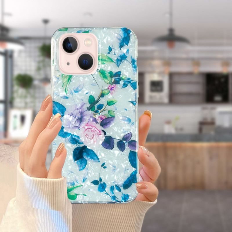 Cover iPhone 15 Plus Blomster