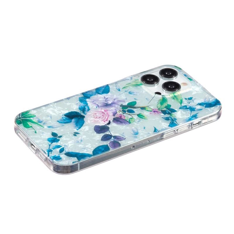 Cover iPhone 15 Pro Blomster