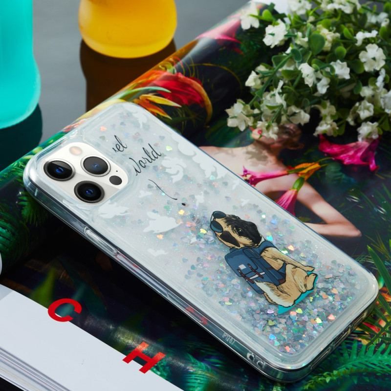 Cover iPhone 15 Pro Glitterhund