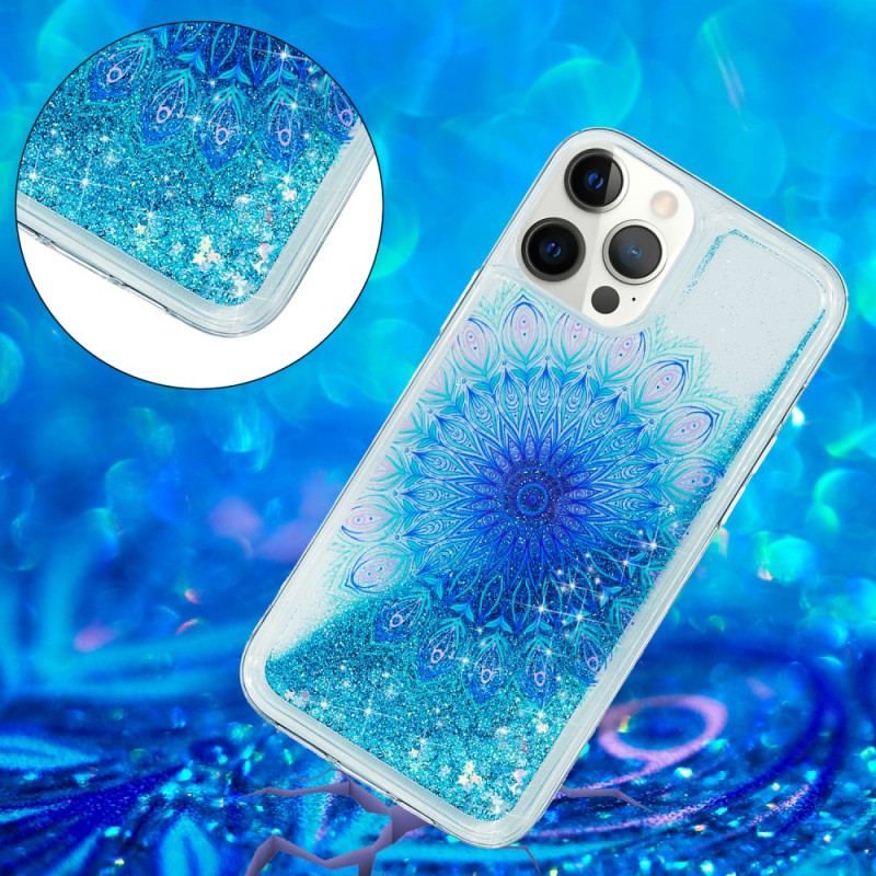 Cover iPhone 15 Pro Max Mandala Glitter