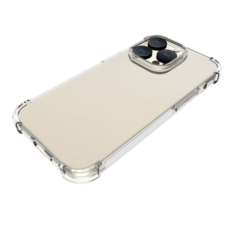 Cover iPhone 15 Pro Transparent Med Forstærkede Hjørner