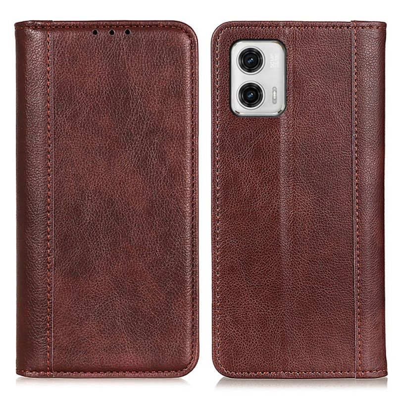 Cover Moto G73 5G Flip Cover Stilfuldt Splitlæder