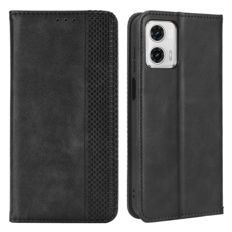 Cover Moto G73 5G Flip Cover Stiliseret