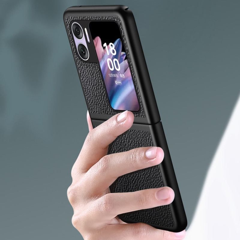 Cover Oppo Find N2 Flip Flip Cover Litchi Imiteret Læder