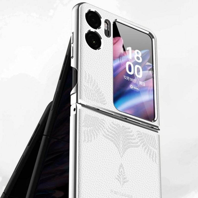 Cover Oppo Find N2 Flip Flip Cover Lychee Læder Stil