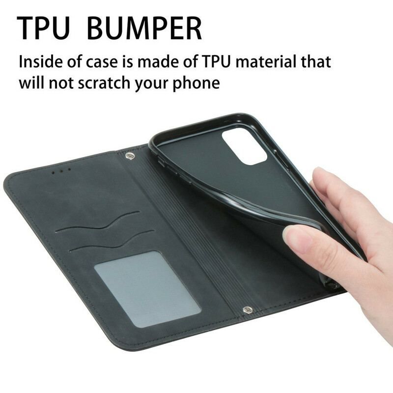 Cover Oppo Find X3 Pro Flip Cover Vintage Kunstlæder