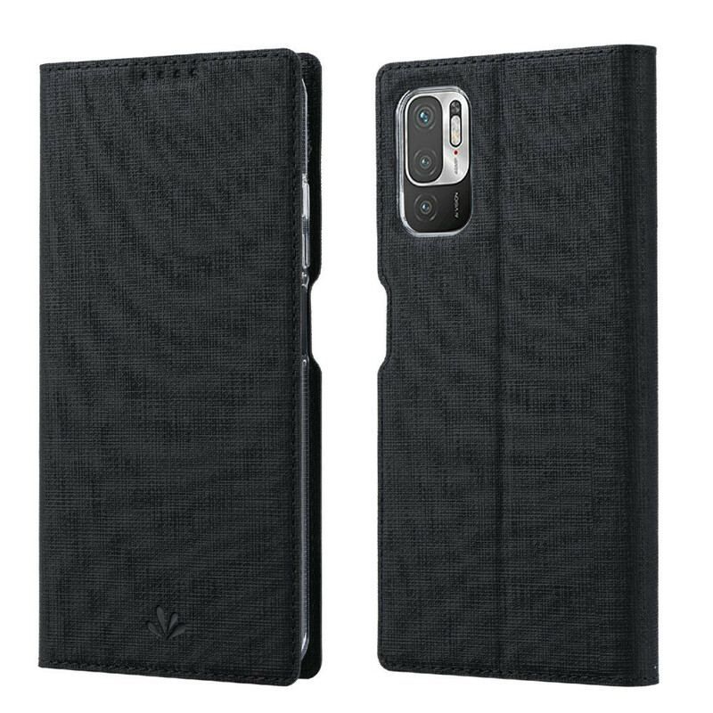 Cover Poco M3 Pro 5G Flip Cover Tekstureret Vili Dmx