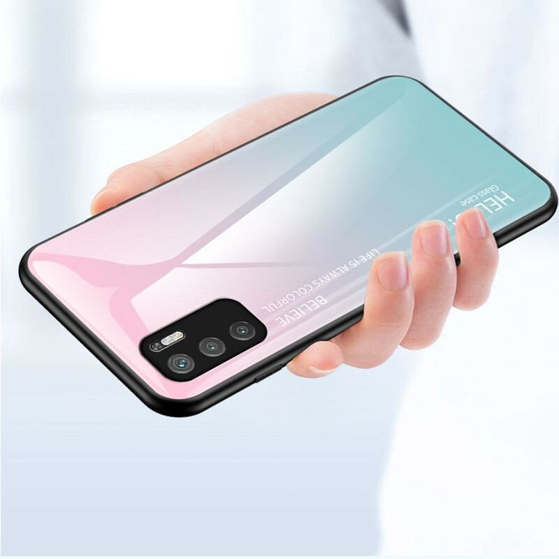 Cover Poco M3 Pro 5G Hærdet Glas Hej