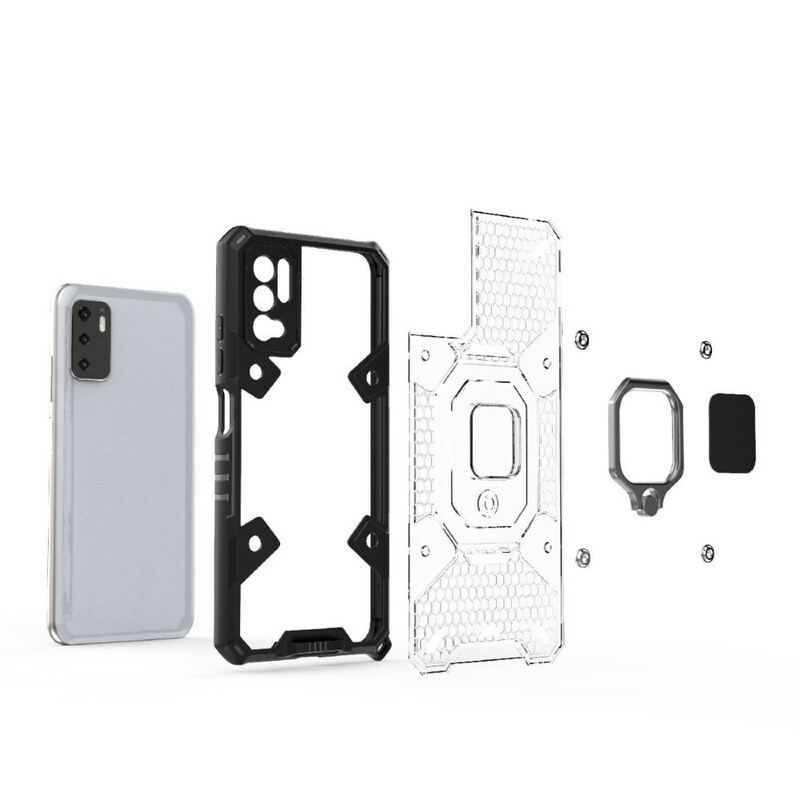 Cover Poco M3 Pro 5G Honeycomb Med Ring