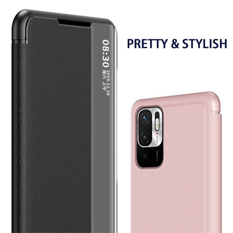 Cover Poco M3 Pro 5G Tekstureret Lædereffekt